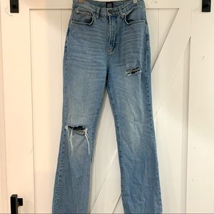 High Waisted Bootcut Jeans